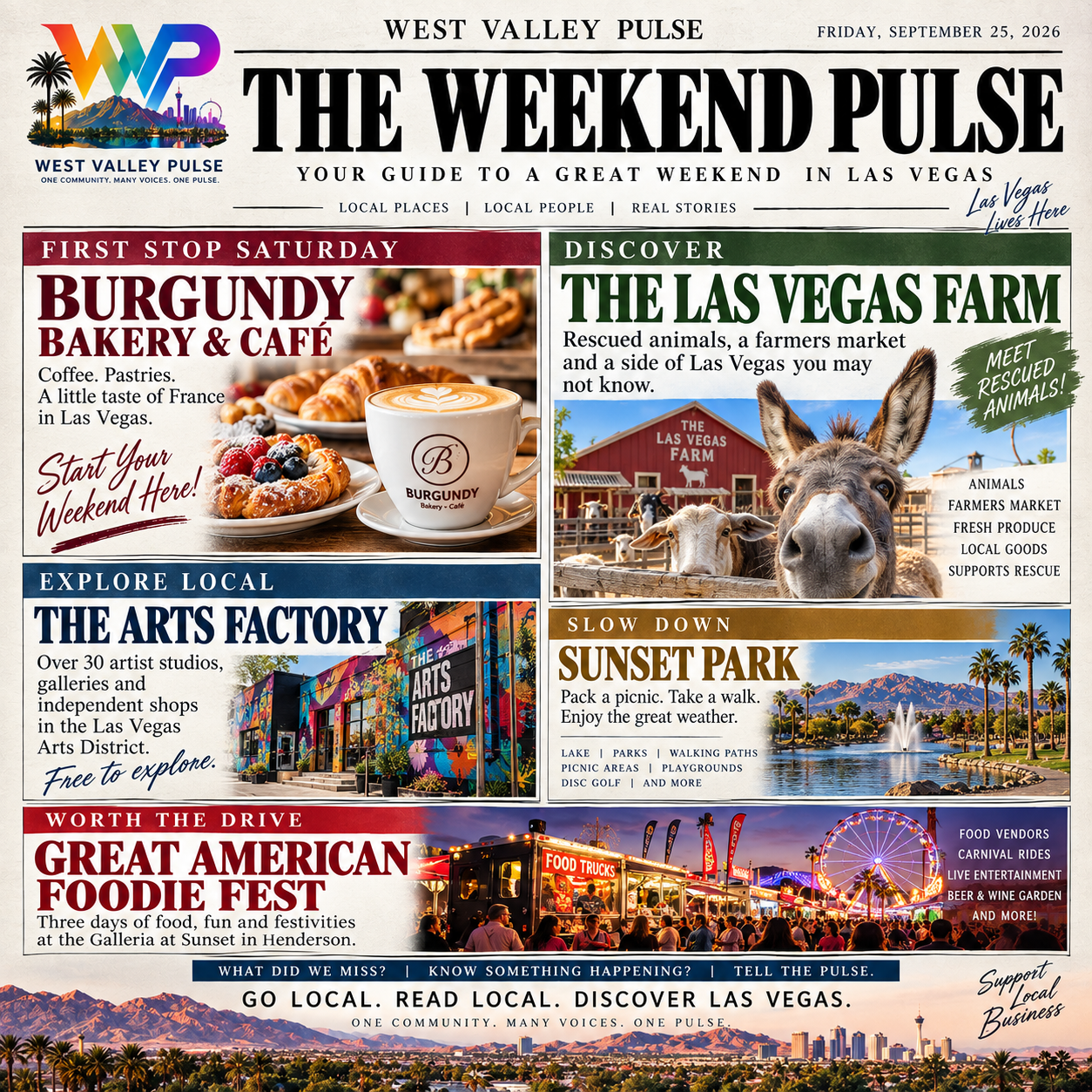The Weekend Pulse: Five Ways to Spend Your Weekend in Las Vegas